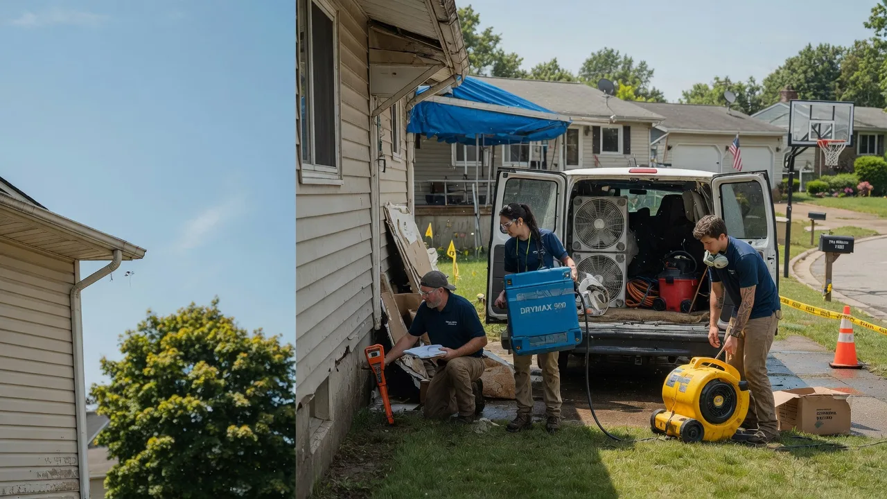 Ceiling Leak Cleanup in Camp Springs, MD near me