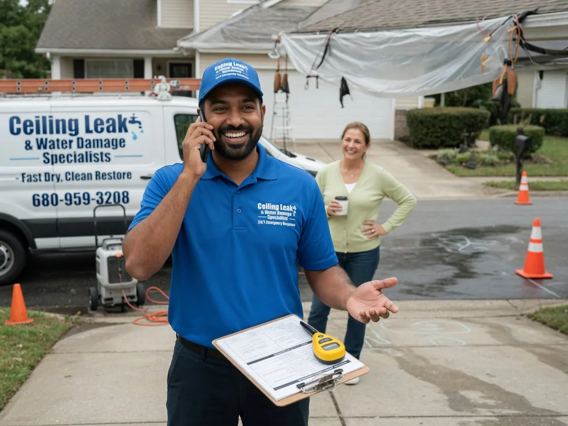 Ceiling Leak Cleanup Camp Springs, MD FAQs